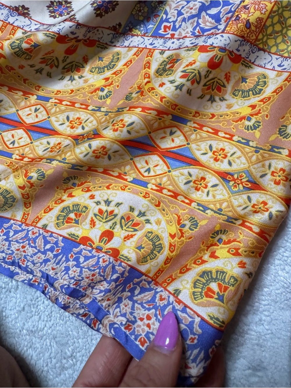 NWOT- 12th TRIBE Gold Standard Multicolored Kimono Dress - Picture 8 of 13